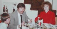 1982 Rok, kolacja Wigilijna u nas w domu. Norbert, Kazimierz i Ja